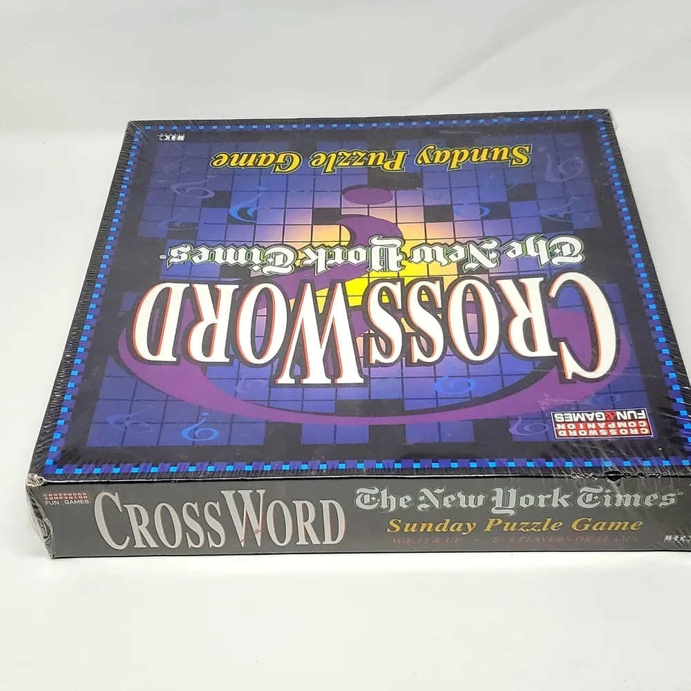 CrossWord The New York Times Sunday Puzzle Game Board Game New